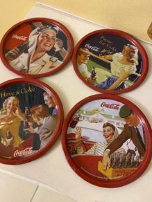 Retro Style Coca Cola Coasters (4)