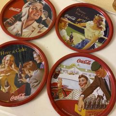 Retro Style Coca Cola Coasters (4)