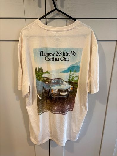 Ford Cortina Pure Cotton Graphic T-Shirt L