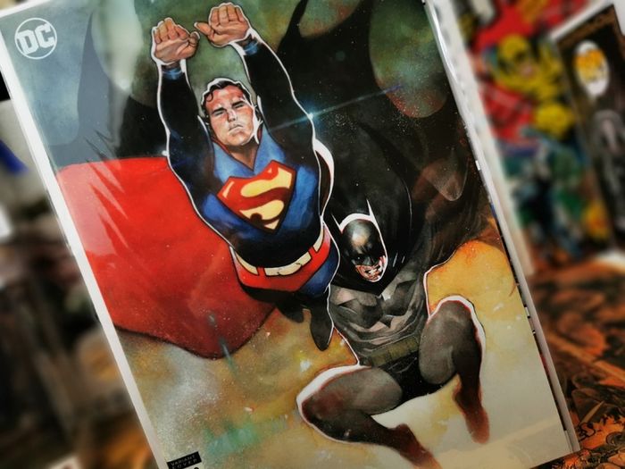 Batman Superman ! Issue #4 ! Rare Olivier Coipel Card Stock Variant Cover ! First Appearance of Secret Six ! 2020 ! by DC Comics !