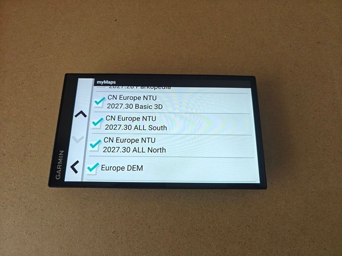 Garmin CamperVan sat nav - Eircodes - Europe 2027 map - Campsites