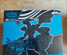 Pokemon Tcg Scarlet and Violet Black Bolt Elite trainier box ETB