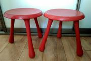 Original Ingvar Kamprad Habitat Red Stool, Chair