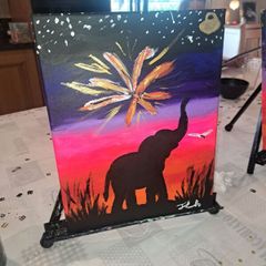 Elephant Painting