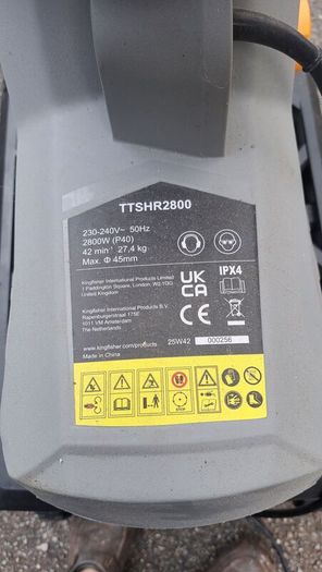 Titan TTSHR2800 2800W 200kg/hr Garden Shredder