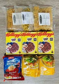 Santa Maria Pasta, Kellogg's Coco Pops & Bramwells BBQ Beef & Curry Instant Noodles