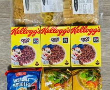 Santa Maria Pasta, Kellogg's Coco Pops & Bramwells BBQ Beef & Curry Instant Noodles