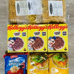 Santa Maria Pasta, Kellogg's Coco Pops & Bramwells BBQ Beef & Curry Instant Noodles