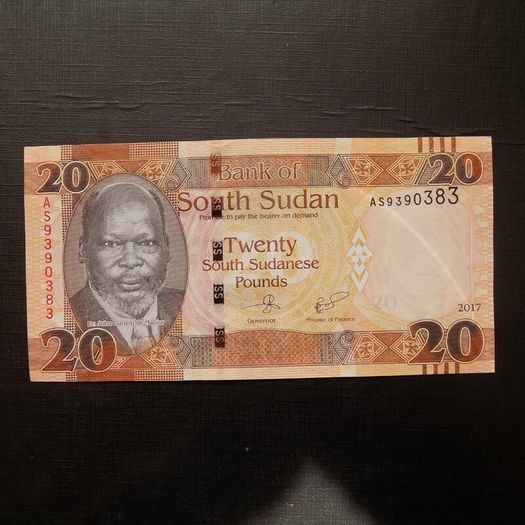 South Sudan 2017.20 Pound Note.Uncirculated Banknote.