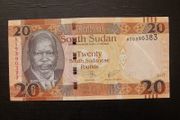 South Sudan 2017.20 Pound Note.Uncirculated Banknote.