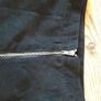 H&M black suede zipped skirt size uk6 Image 4