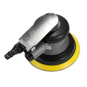 5 Inches Pneumatic Orbital Sander Air Grinder 6" Vacuum Eccentric Polishing/Grinding Machine Sanding Waxing Tools for Car Wall Wood Metal