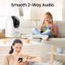 FREE EXPRESS SHIPPING WiFi Security Camera Indoor - 2K Pet Dog Cameras House Security with APP for Baby Monitor Home CCTV Wireless Image 3