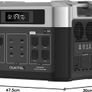 Power Station 2200W Solar Generator 2048Wh Lifepo4 Battery for Home Backup Outdoor,Camping Mobile power Image 8