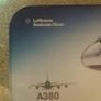 Metal Lufthansa A380 Business class Tin, RARE Image 2