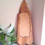 Large Live Edge Wood Wall Mirror With Shelf Image 4