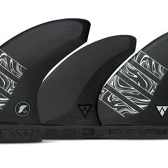 Futures Large Alpha Vector 3/2 Carbon Thruster Surfboard Fin - Carbon Grey