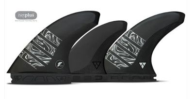 Futures Large Alpha Vector 3/2 Carbon Thruster Surfboard Fin - Carbon Grey