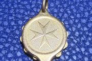Gold Maltese Cross Pendant