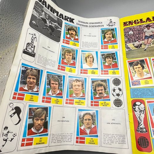 Argentina 78 by FKS with Approx 150 of the 300 stickers in Collectors Album
