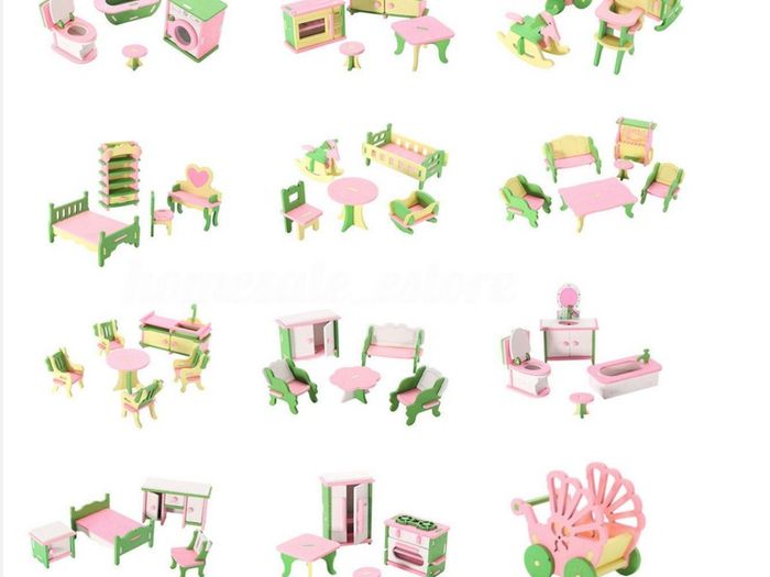 Doll House Wooden Furniture