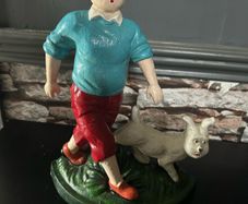 Tintin and snowy