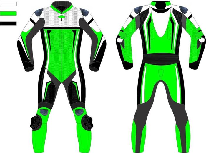 Motorcycle Custom Leather Racing Suits (1Piece/2Piece) - Free ArtWork - Certified Material