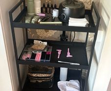Ikea trolley black
