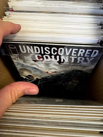 Image Long Comic Box w 275 comics for Sale