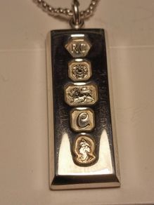 Fabulous Collectable Vintage 1977 Solid Sterling Ingot