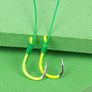 5 Pairs/Lot carbon steel fishing hooks double barbed hook with PE line carp fishing anzol Accessory Anti-winding Image 5