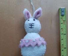 Felted wool bunny rabbit
