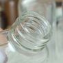 468 - Set of 6 Vintage Clear Glass Cork Screw Top Collectible Decorative Bottles Image 7