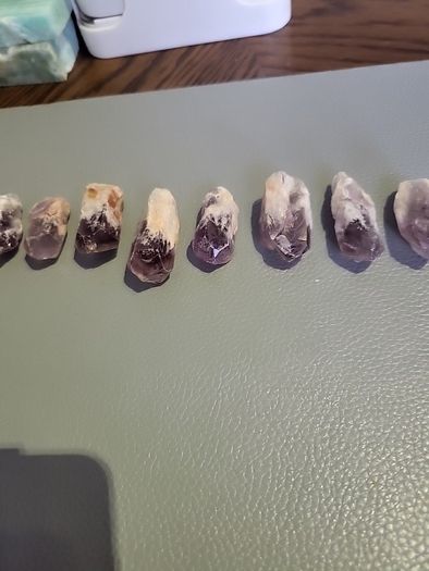 Amethyst and smoky quartz