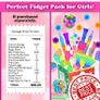 Fidget Toys Pack, 41 Pcs Fidget Toys Set for Kids Girls and Adults, Sensory Toys For Autism,Pop it Squishy Sensory Fidget Toys for Stress and Anxiety Relief. Christmas, Birthday Exchange Gift(FREE POSTAGE) Image 2