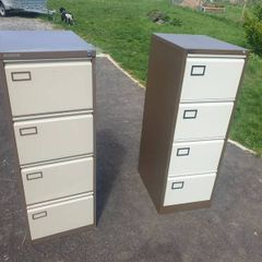 2 filing cabinets