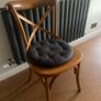Vintage Rattan Bentwood X Cross back dining chair Farmhouse Country Image 6