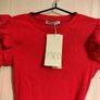 ZARA Red Ribbed Bodysuit Size S / EUR 36 Image 9
