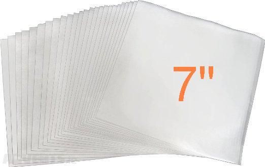 500 x 7 Inch Vinyl Clear Protective Sleeves PREMIUM TOP QUALITY - 400 Gauge Thick TOP QUALITY - 400 Gauge Thick