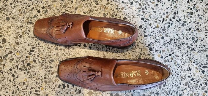 italian brown leather loafers