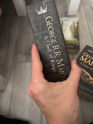 A Song of Ice and Fire: A game of thrones + clash of kings  + free fellowship of the ring on top
