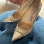 Jimmy Choo Metallic Silver Heels Image 2