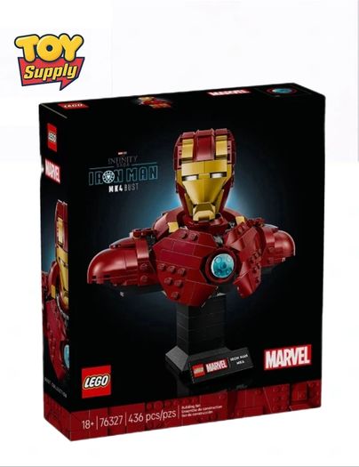 lego ironman mk4 bust