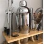 12 Pcs of Stainless Steel Cocktail Shaker Mixer Wood Wine Rack Shelf  750ml Bars Tools Image 9