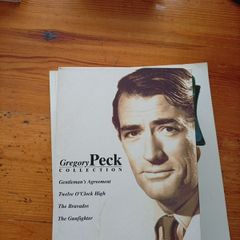 Five Gregory Peck oldie movies dvd collection