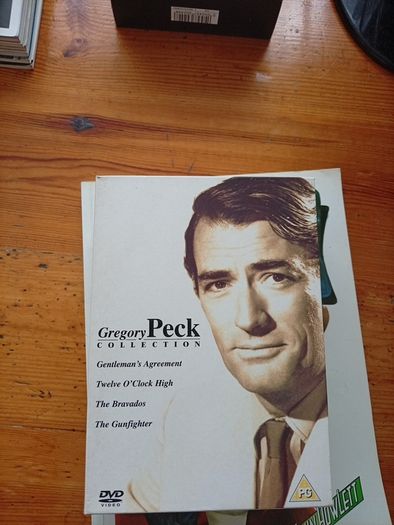 Five Gregory Peck oldie movies dvd collection