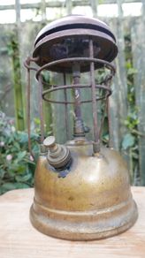 Vintage TILLEY Lamp / Oil Lantern - Tilley Model x-246 in Gold - Tilley Guardsman Lamp
