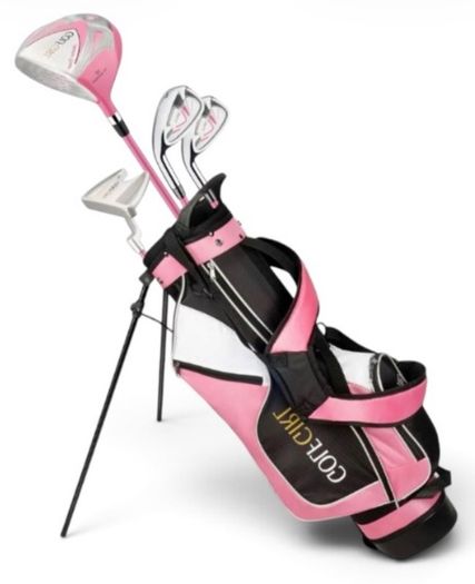 NEW Golf Girl Junior Set Pink Clubs and Bag Age 8-12