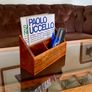 Vintage Wooden Handmade Decorative Letter Rack Desk Tidy Image 4
