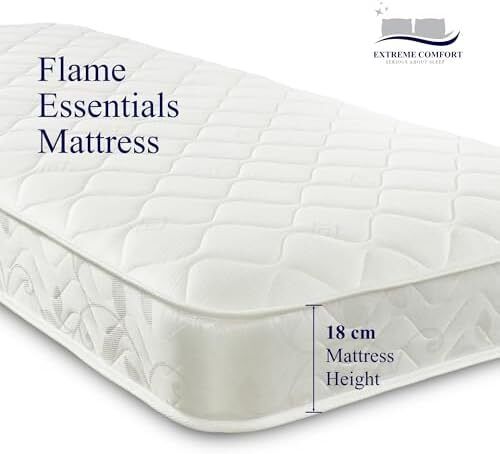 Flame Essentials Double Mattress 4FT6 (135x190cm) | Foam-Free Bonnell Spring